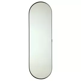 зеркало CORSO 350х1150мм в металлической раме черный