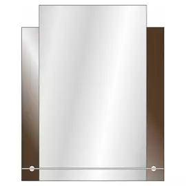 зеркало для ванной 10, 45х55 см с полкой