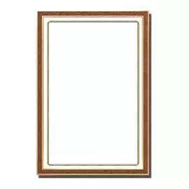 зеркало для ванной 80х50 см двойной крепеж