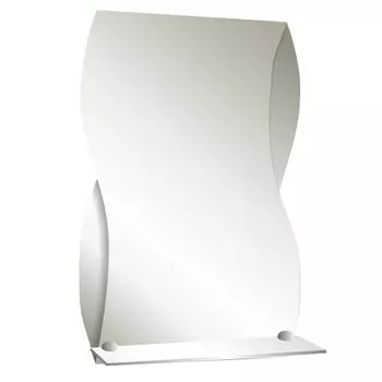 зеркало для ванной Домино 39x60см с полкой