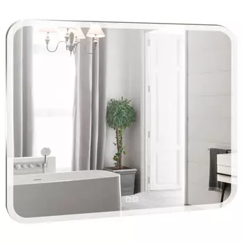 зеркало для ванной SILVER MIRRORS Стив2 91,5х68,5см LED сенсор диммер подогрев