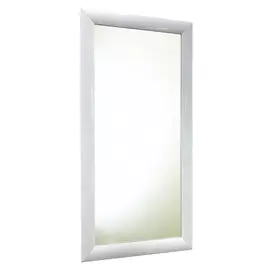 зеркало ГЛЯНЕЦ 600х1200мм белый стекло/МДФ