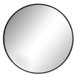 зеркало круглое ROLLAND D-600мм в металлической раме черный