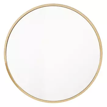 зеркало круглое VELLMAR D-800мм в металлической раме золото