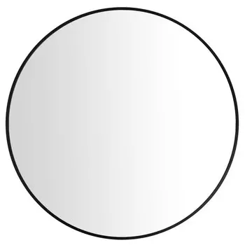 зеркало круглое в металлической раме VELLMAR D800мм черный