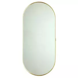 зеркало LAGOM 400х900мм в металлической раме розовое золото