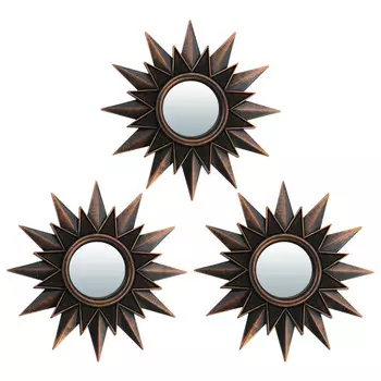 зеркало Лилль D250мм бронза пластик/стекло