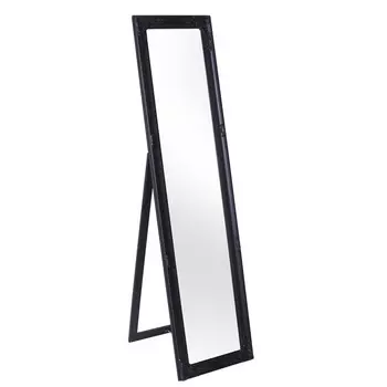 зеркало напольное ANTIQUE 400х1600мм черное дерево/гипс