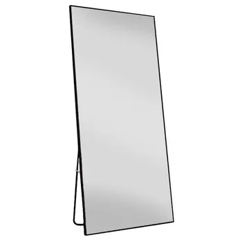 зеркало напольное прямоугольное в алюминиевой раме Magnus 670х1670мм черный