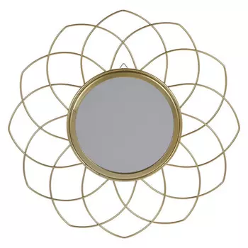 зеркало настенное KOOPMAN 260x260x10мм золотой стекло/металл