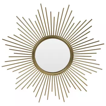 зеркало настенное KOOPMAN 325x325x10мм золотой стекло/металл