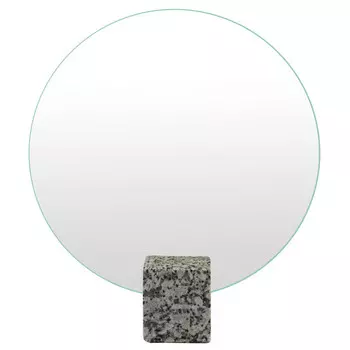 зеркало настольное COMO с камнем D-180мм