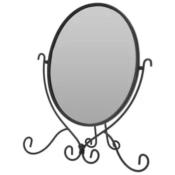 зеркало настольное KOOPMAN 280х320мм стекло/металл черный