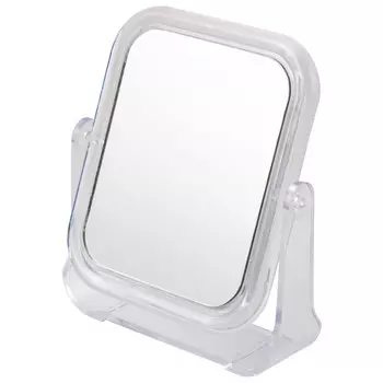 зеркало настольное РЫЖИЙ КОТ 13,4х10,4см прямоугольное пластик с увеличением