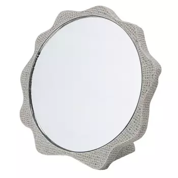 зеркало настольное VITARTA Clay 15,7х6,8см круглое полирезин