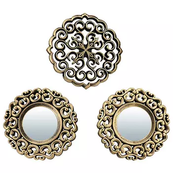 зеркало Орлеан D250мм бронза пластик/стекло