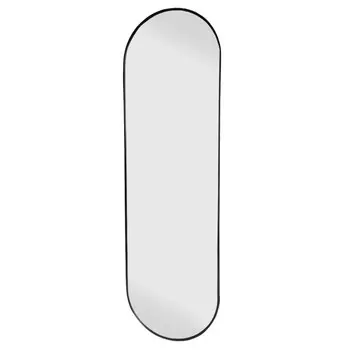 зеркало овальное в металлической раме PALAZZO 500х1700мм черное