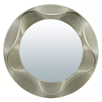 зеркало QWERTY Гавр D250мм серебро пластик/стекло