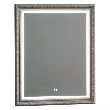 зеркало с подсветкой МАРСЕЛЬ 630x780мм серебро пластик