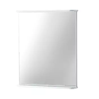 зеркало с полкой АКВАЛЬ Ипсилон 60см белое