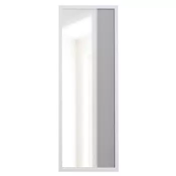 зеркало в раме 300х900мм белый пластик