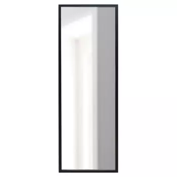 зеркало в раме 400х1200мм черный пластик