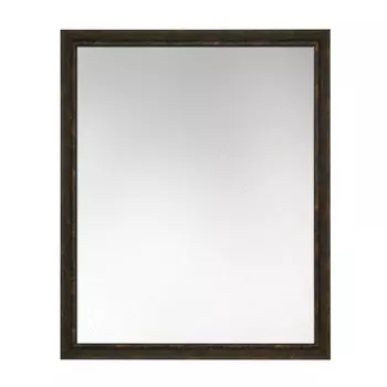 зеркало в раме 400х500мм коричневый пластик
