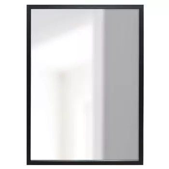 зеркало в раме 500х700мм черный пластик