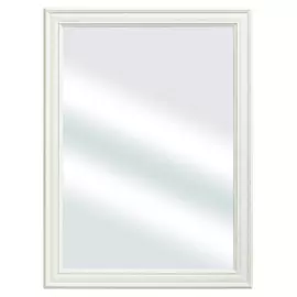 зеркало в раме CLASSICAL 600х800мм белое дерево/гипс