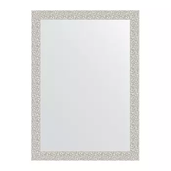 зеркало в раме МОЗАЙКА 500х700мм серебро хром пластик