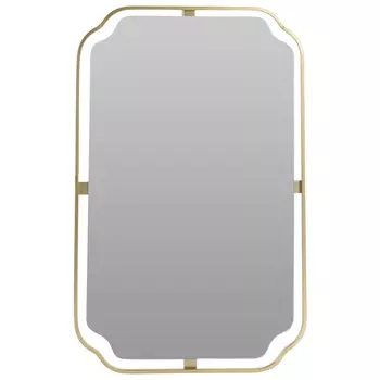зеркало в раме прямоугольное KOOPMAN 450х285х5мм стекло золото