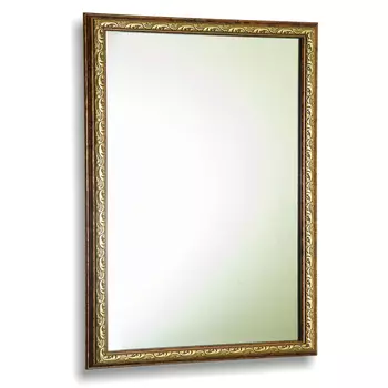 зеркало в раме ТАЛИСМАН 400x500мм золото пластик