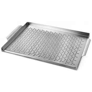 жаровня для гриля WALMER Roast прямоугольная 40х29х3см нерж.сталь