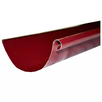 желоб d125мм 2м красный металлический