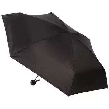 зонт мужской механический 90см пластик черный