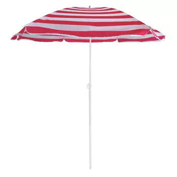 зонт от солнца ECOS d175см h2,05м полиэстер красный с полосами