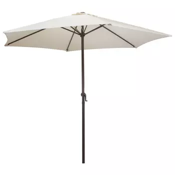зонт от солнца ECOS d270см h2,4м полиэстер, сталь, пластик бежевый