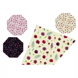 зонт женский автомат Цветы 56см в асс-те