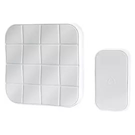 звонок беспроводной FERON 10 мелодий белый