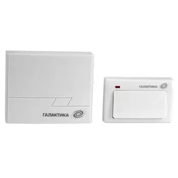 звонок беспроводной ГАЛАКТИКА D-150 IP20 белый