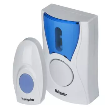 звонок беспроводной NAVIGATOR IP20 2xАAA/1x23А белый