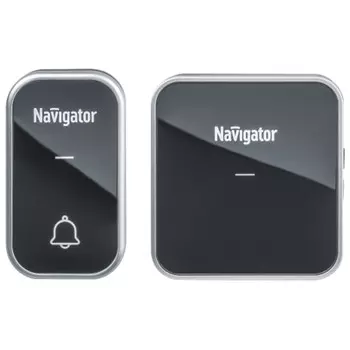 звонок беспроводной NAVIGATOR IP20/IP44 36 мелодий черный