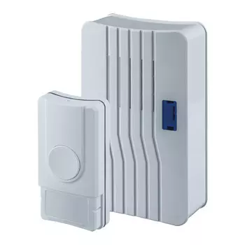 звонок беспроводной NAVIGATOR IP54 10 мелодий 3хАА белый