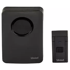 звонок беспроводной UNIEL 36 мелодий черный