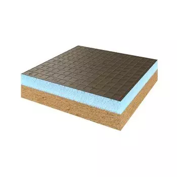 панель звукоизоляционная Ruspanel RPG Comfort 1250х595х22 мм с односторонней армир, кромка четверть