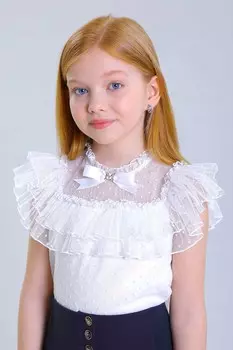 Блузка с коротким рукавом