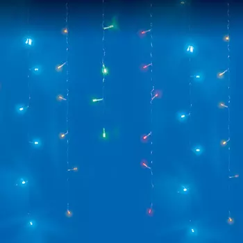 Бахрома светодиодная, 20м Uniel ULD-B20007-480/DTA/RC MULTI IP44