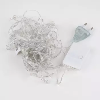 Бахрома светодиодная, 2м Uniel ULD-B2005-048/DTA PINK IP20