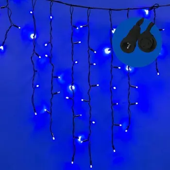 Бахрома светодиодная с эффектом мерцания, 3м Uniel ULD-B3010-200/TBK B