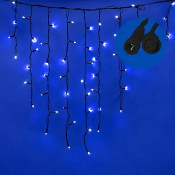 Бахрома светодиодная с эффектом мерцания, 3м Uniel ULD-B3010-200/TBK W